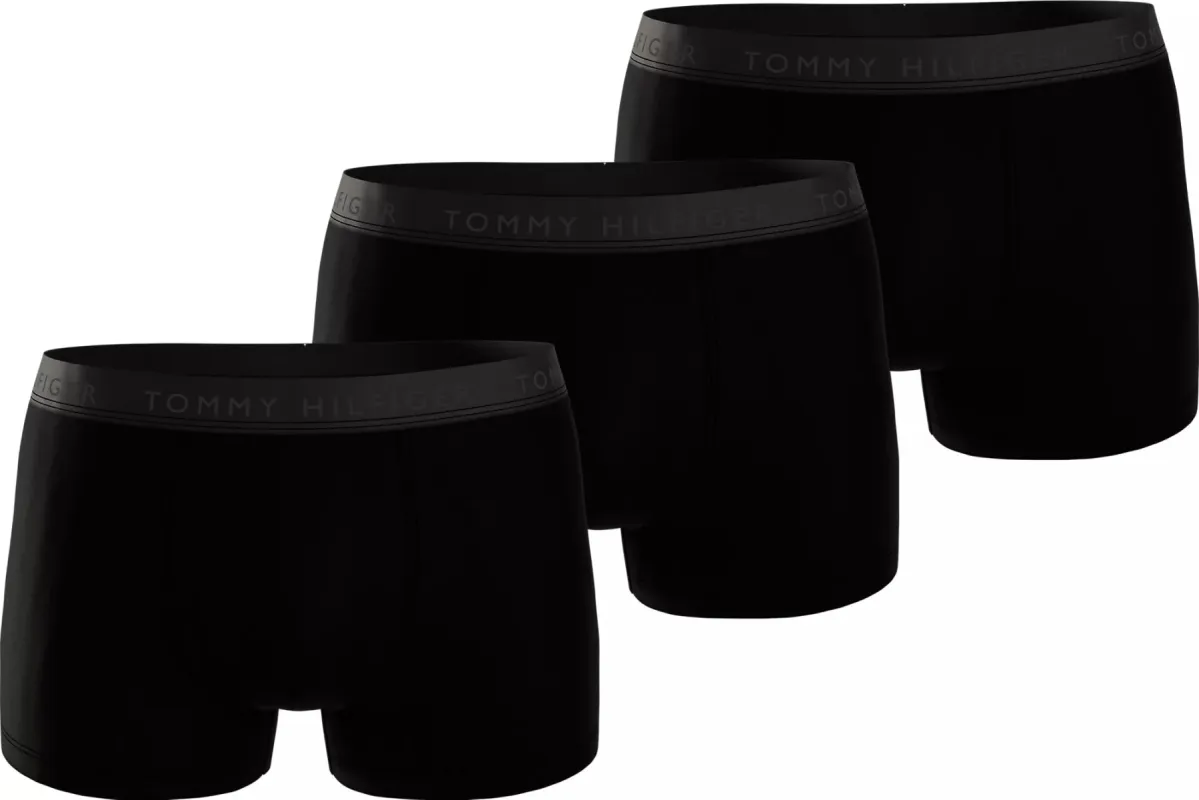 Tommy Hilfiger EVERYDAY LUXE Mens  3 -Pack Trunks Black made by Tommy Hilfiger