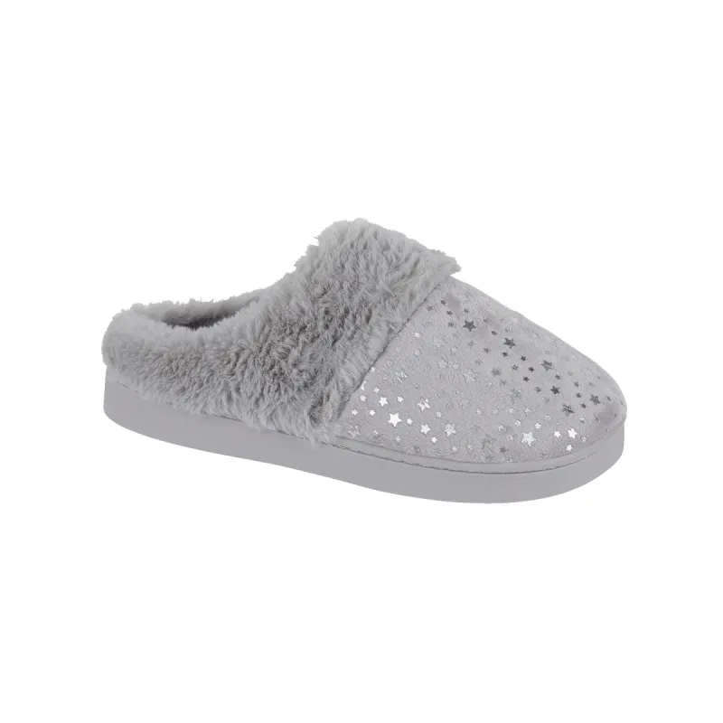 Jo & Joe GALAXY Womens Slippers Grey sold by Shuperb
