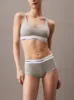 Calvin Klein MODERN COTTON High Waisted Boxers Womens Grey Heather sold by Shuperb