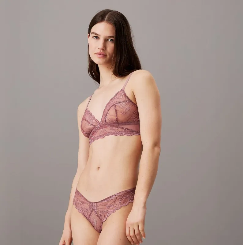 Calvin Klein CK INSTINCT Womens Unlined Triangle Vintage Pink sold by Shuperb