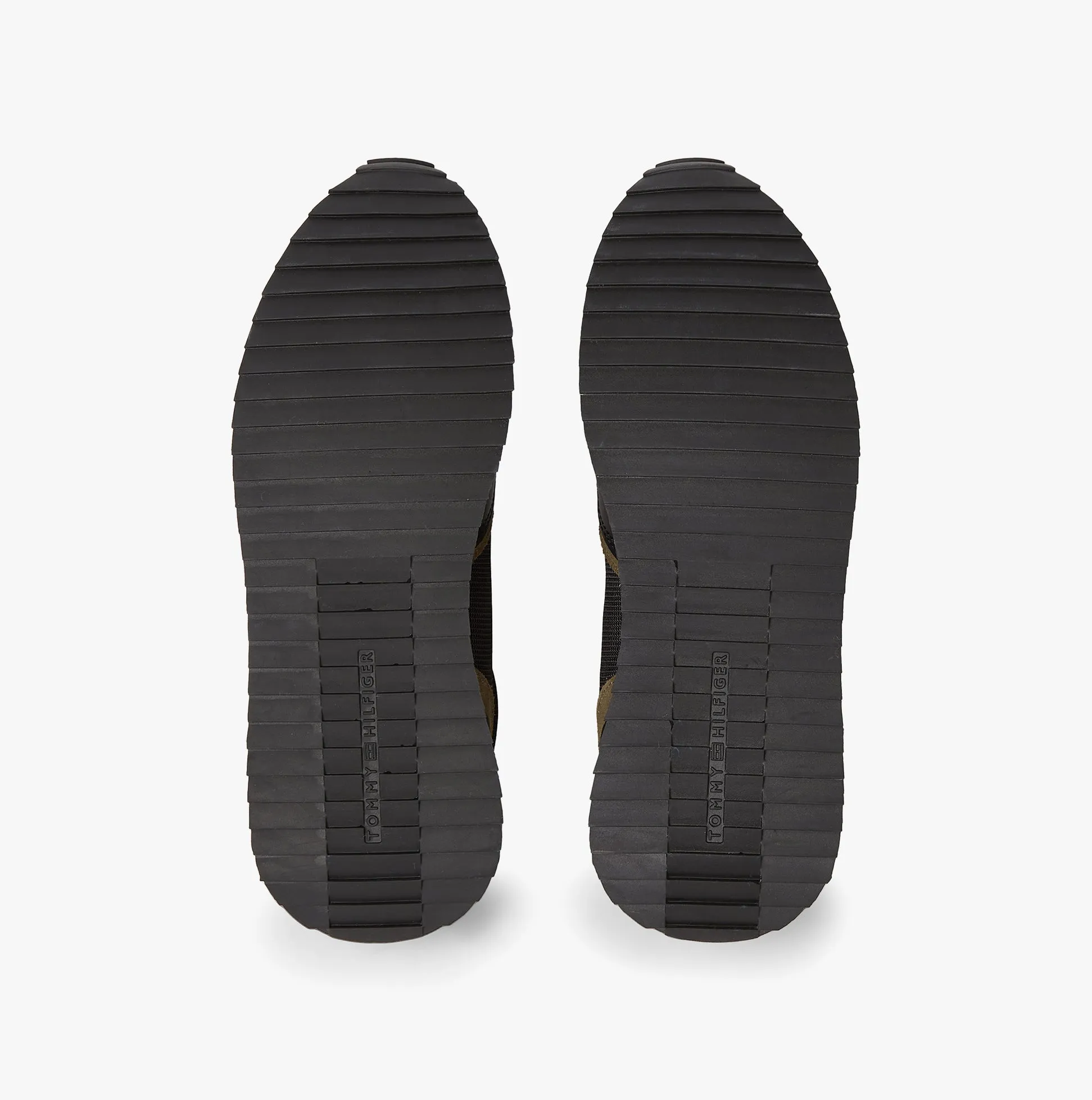 Tommy Hilfiger LEATHER SERRATED RUNNER Mens Trainers Black sold by Shuperb product image thumbnail 5