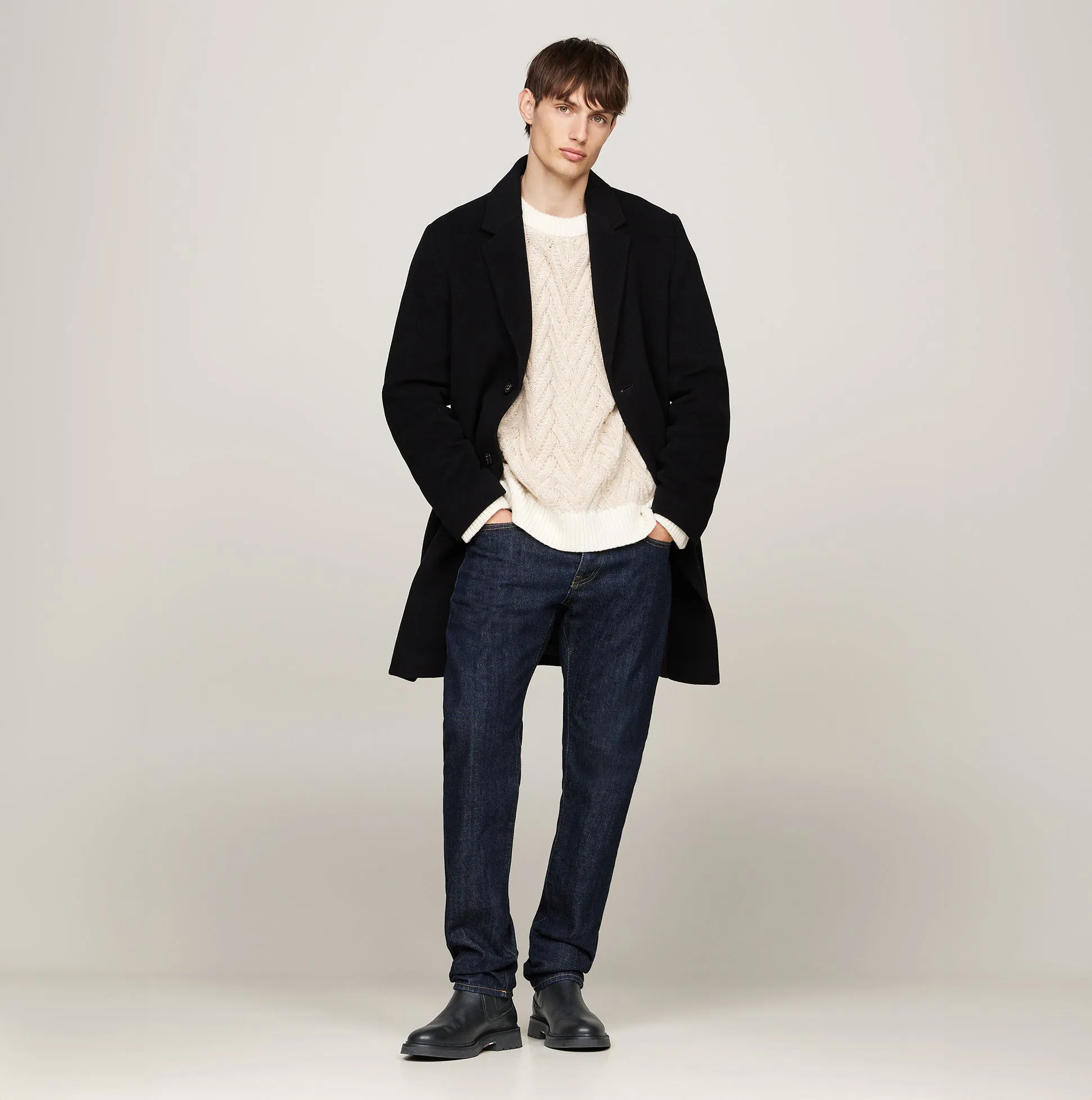 Tommy Hilfiger HILFIGER COMFORT Mens Chelsea Boots Black sold by Shuperb