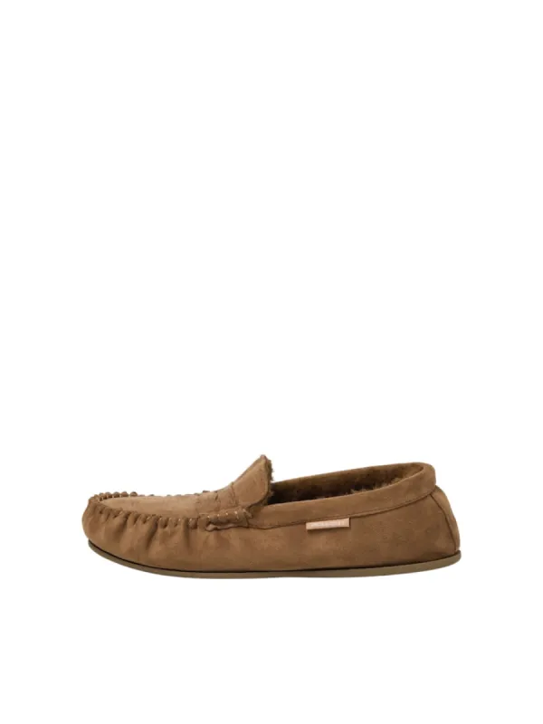 Jack & Jones MARK Mens Slippers Cognac sold by Shuperb