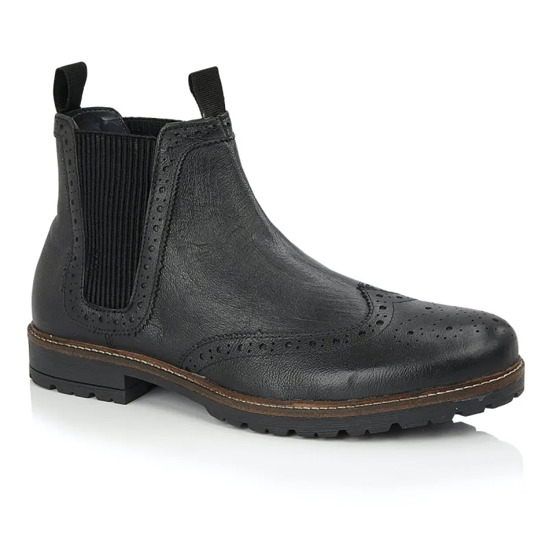 Silver Street London ALBION Mens Boots Black made by Shuperb