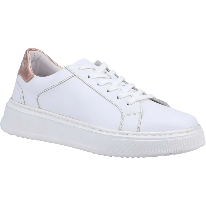 Hush Puppies CAMILLE Womens Trainers White sold by Shuperb