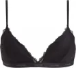 Calvin Klein MODERN LACE Womens Triangle Bra Black sold by Shuperb