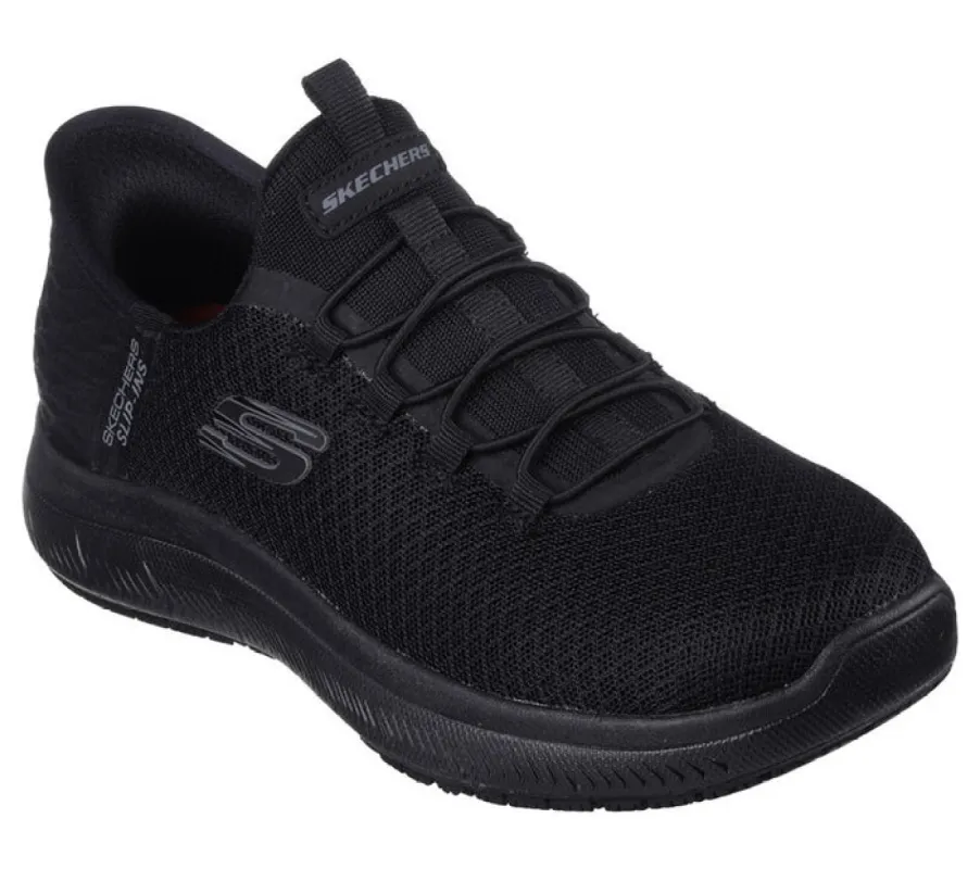 Skechers Work 108144EC SUMMITS - ENSLEE SR Womens Occupational Trainers Black made by Shuperb