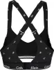 Calvin Klein MODERN COTTON Womens Lift Bralette Black Diamond Logo Print sold by Shuperb
