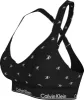 Calvin Klein MODERN COTTON Womens Lift Bralette Black Diamond Logo Print sold by Shuperb