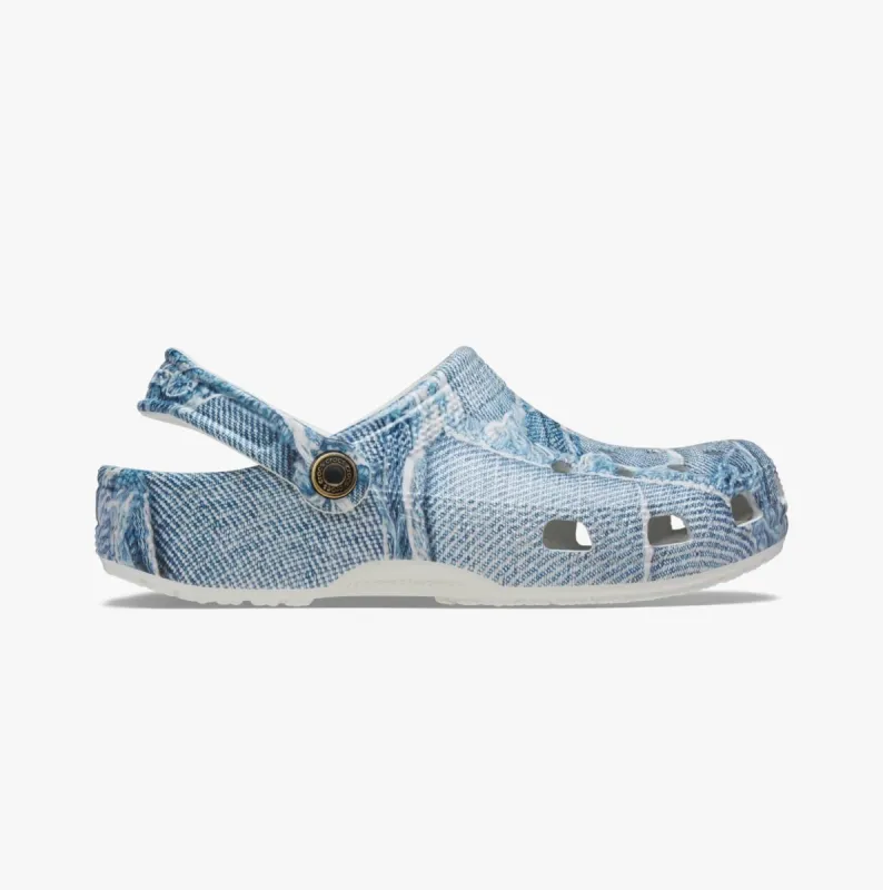 Crocs 210402-4MH CLASSIC DENIM Womens Clogs Light Denim sold by Shuperb