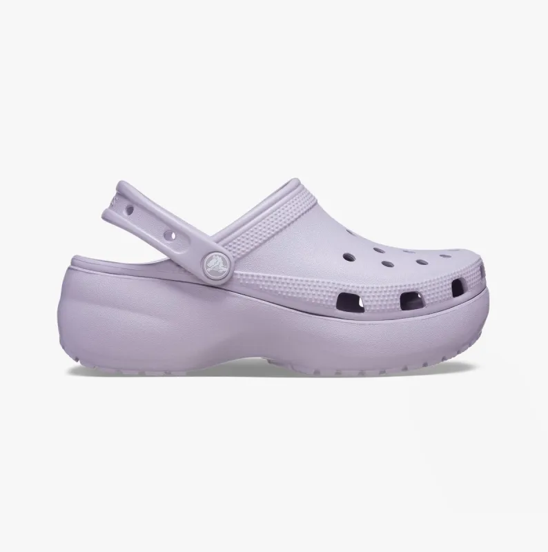 Crocs 206750-5PS CLASSIC PLATFORM CLOG Womens Clogs Mauve Mist sold by Shuperb