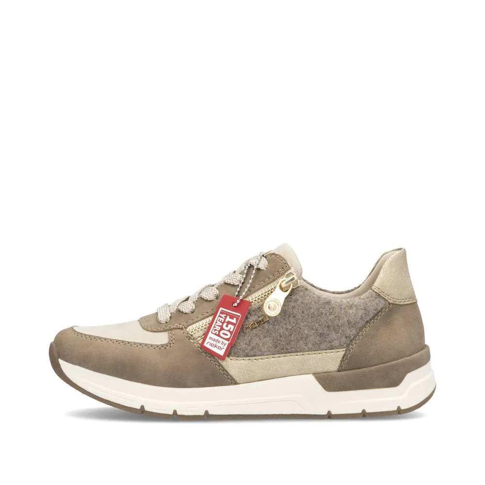 Rieker 58902-64 Womens Trainers Beige sold by Shuperb