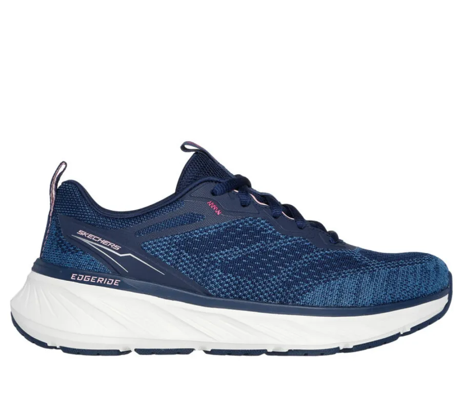 Skechers 150471/NVPK EDGERIDE-POWER FLOW Womens Trainers Navy/Pink sold by Shuperb