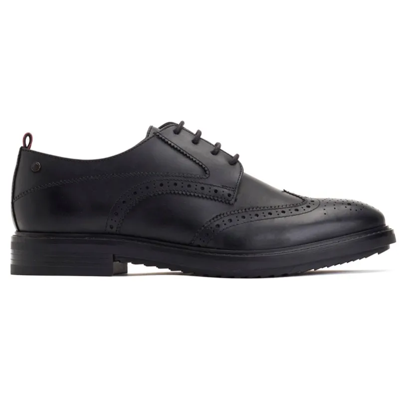 Base London NASHVILLE Mens Shoes Black made by Base London