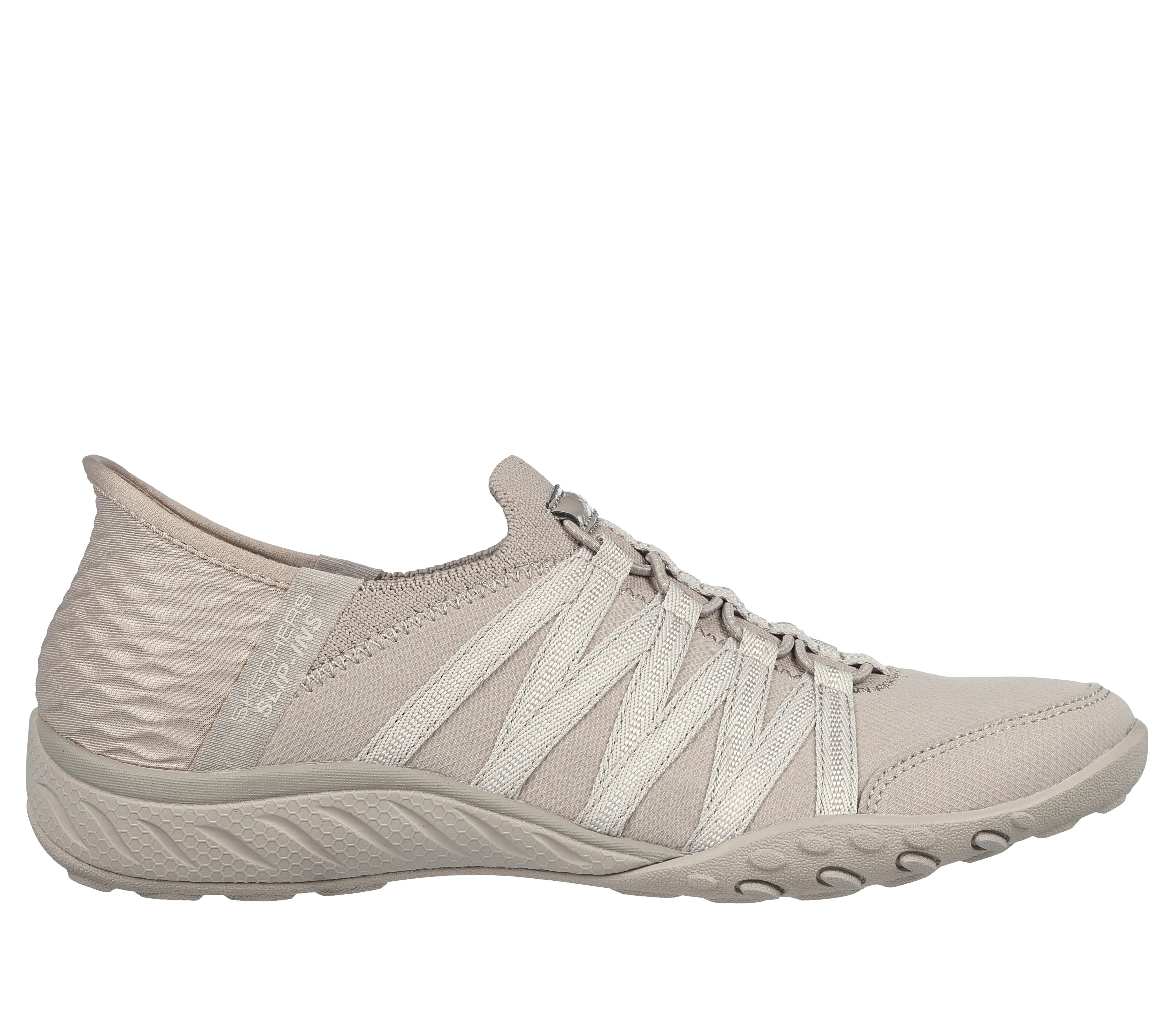 Skechers 100593/TPE BREATHE-EASY - ROLL-WITH-ME Womens Trainers Taupe sold by Shuperb