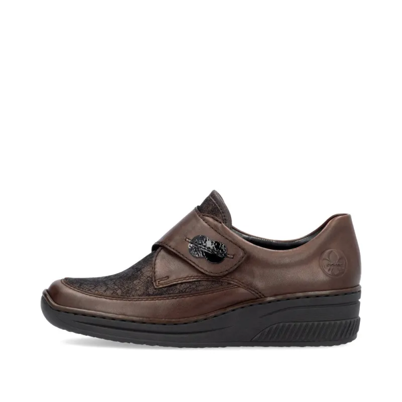 Rieker 487C0-25 Womens Shoes Brown sold by Shuperb