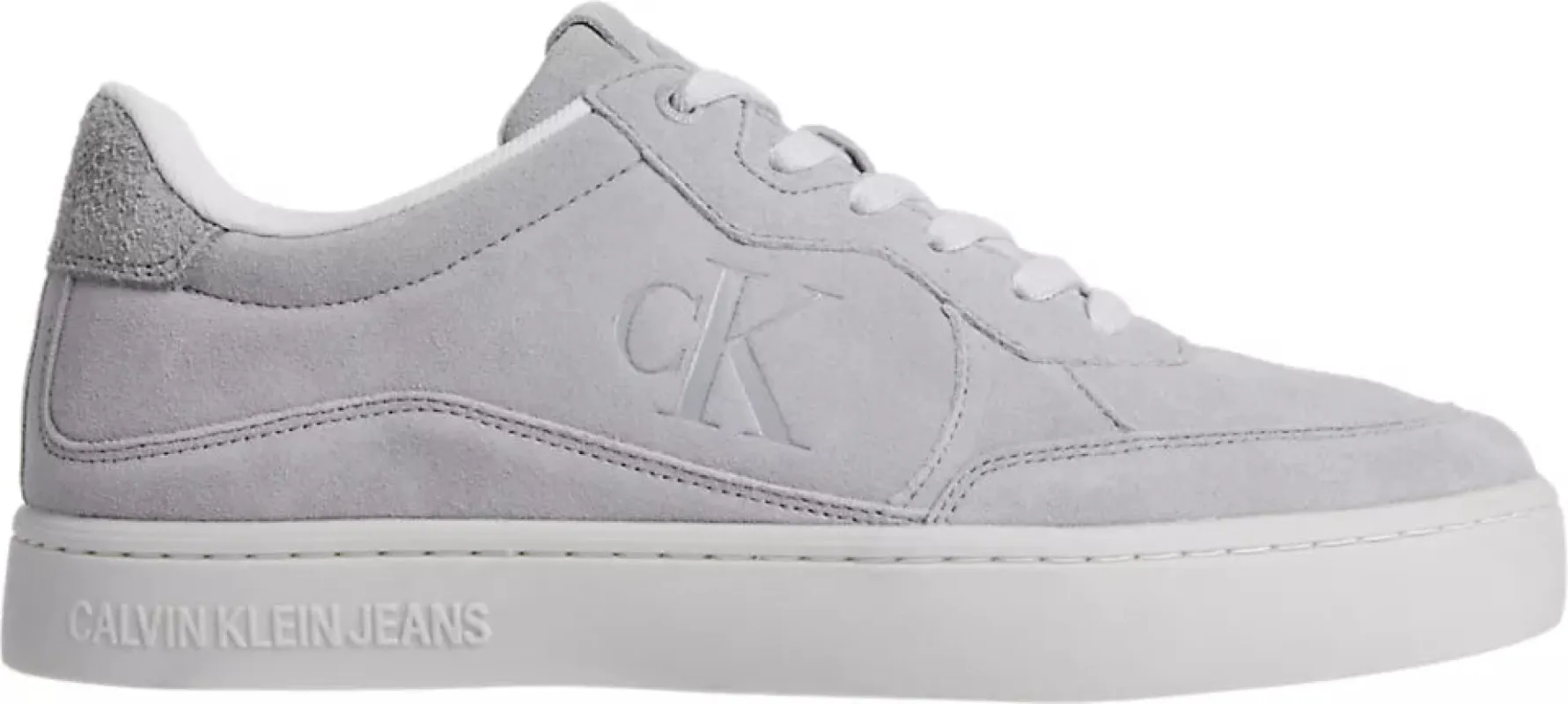 Calvin Klein CLASSIC CUPSOLE ICON Mens Trainers Formal Grey/Oyster Mushroom sold by Shuperb