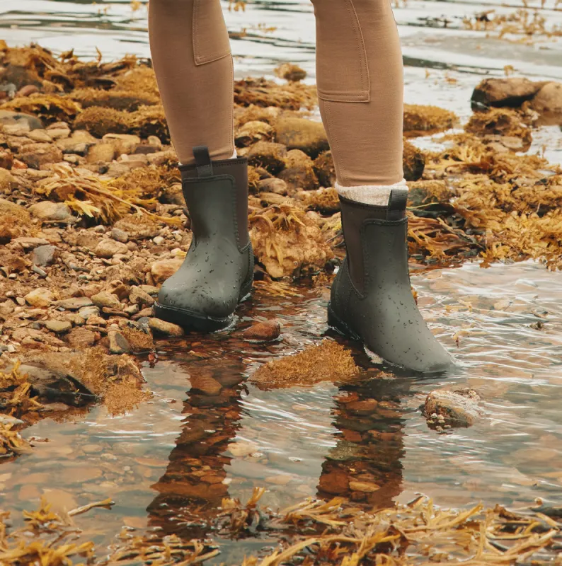 Joules OAKFIELD Womens Neoprene Lined Wellies Chocolate Brown sold by Shuperb