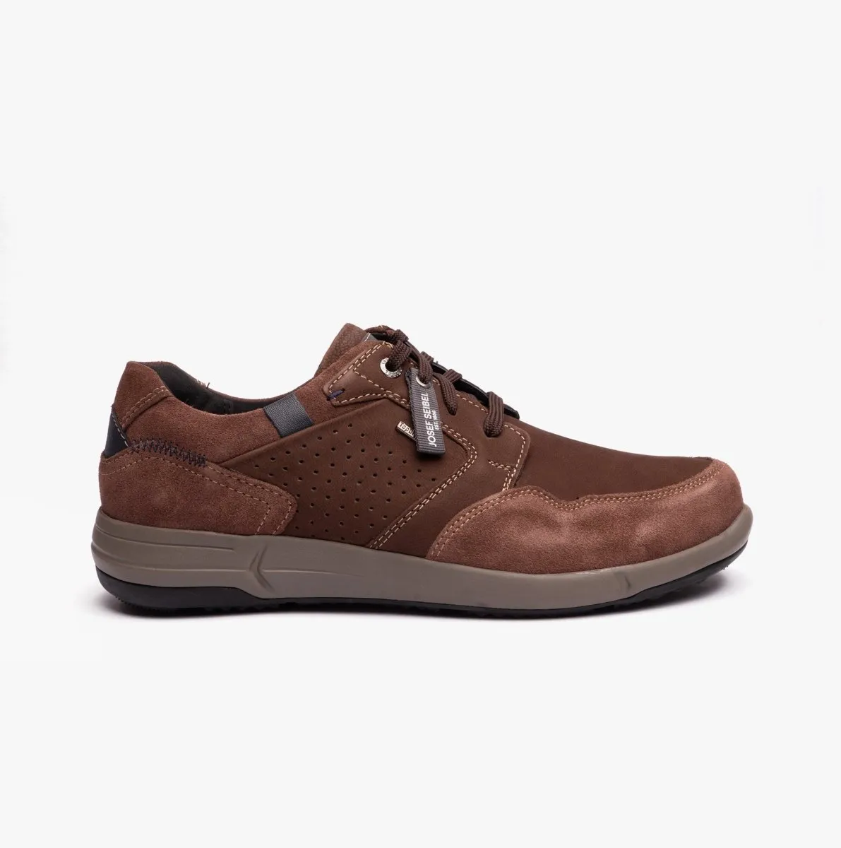 Josef Seibel LEROY 58 Mens Shoes Brown-Multi sold by Shuperb
