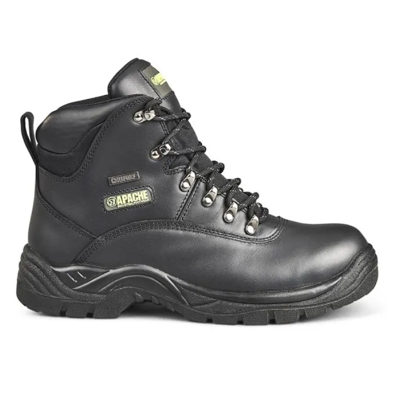 Apache SS812SM Unisex Boots Black sold by Shuperb