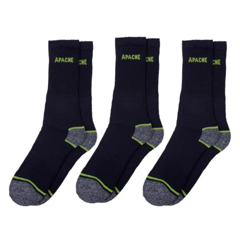 Apache BURLINGTON Mens Socks Black Grey made by Shuperb