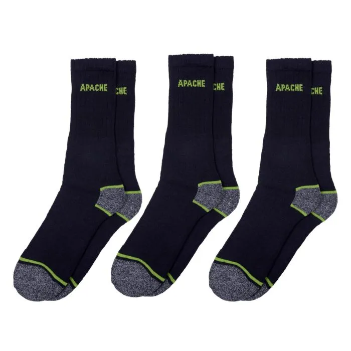 Apache BURLINGTON Mens Socks Black Grey sold by Shuperb