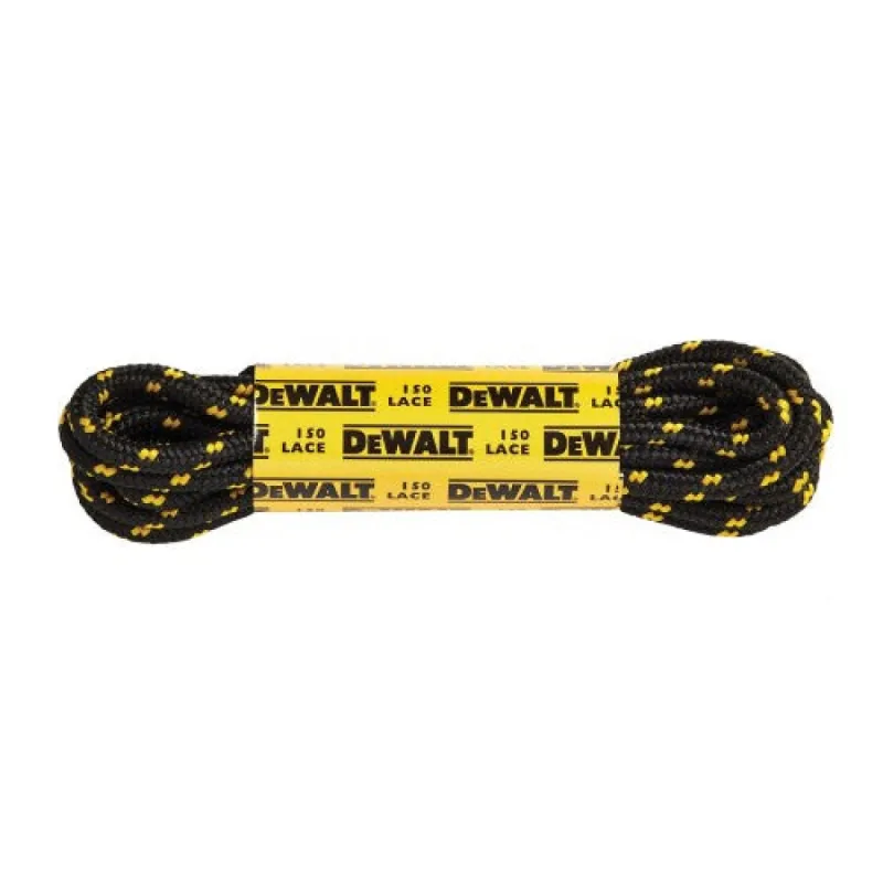 Dewalt Mens 60 Pair Pack Laces Black/Yellow sold by Shuperb