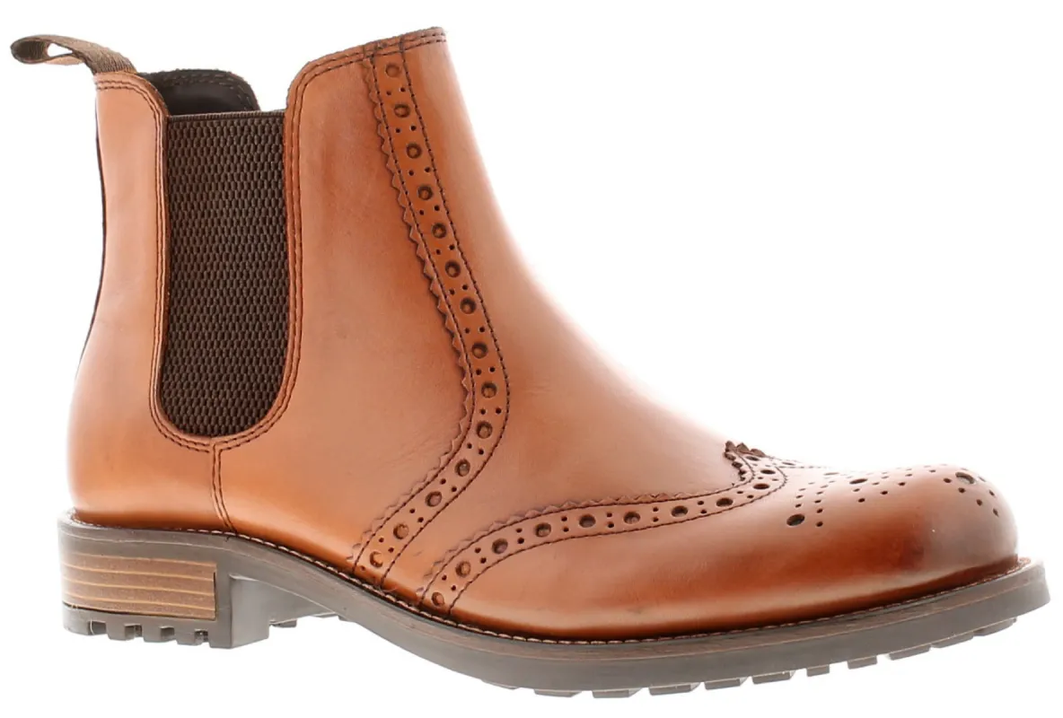 Band Wagon ELGIN Mens Chelsea Boots Tan made by Shuperb