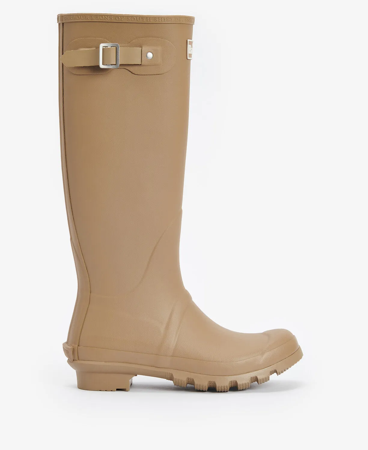 Barbour BEDE Womens Tall Wellies Sandstone sold by Shuperb