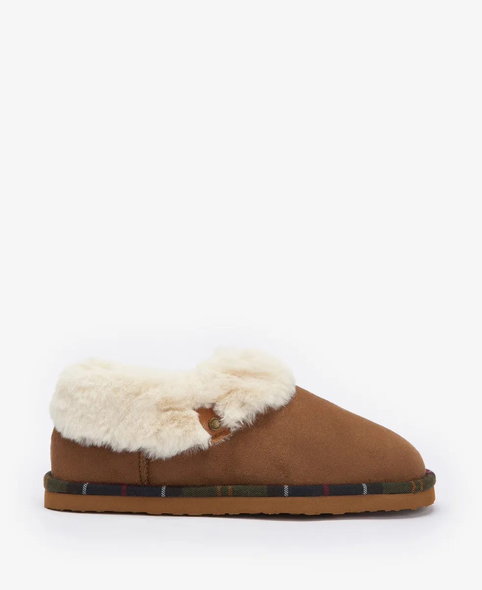 Barbour ELOISE Womens Slippers Camel sold by Shuperb