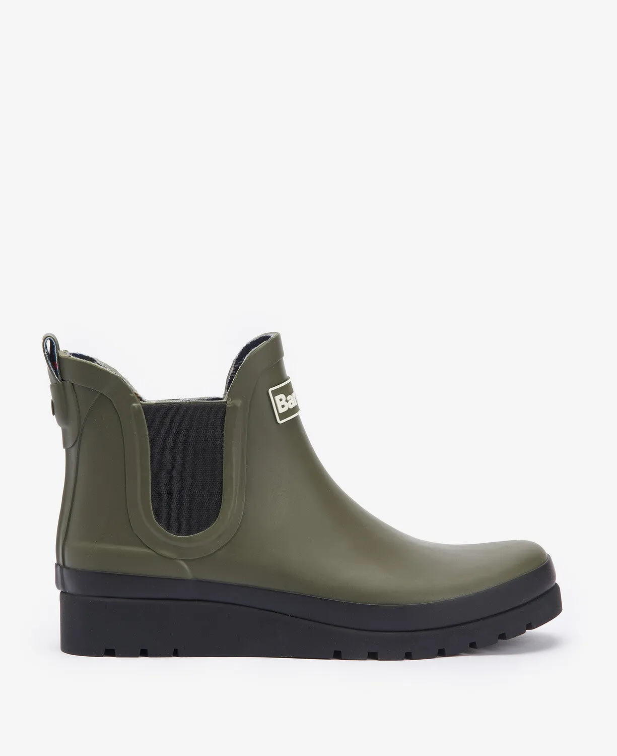 CLIFTON Womens Chelsea Wellies Olive/Black sold by Shuperb