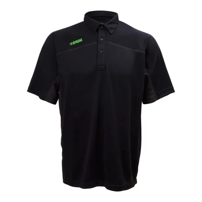 Apache LANGLEY Mens Polo Shirt Black Grey sold by Shuperb