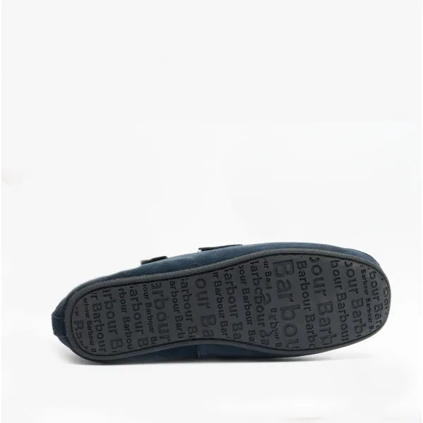 Barbour PORTERFIELD Mens Suede Loafer Slippers Navy sold by Shuperb product image thumbnail 3