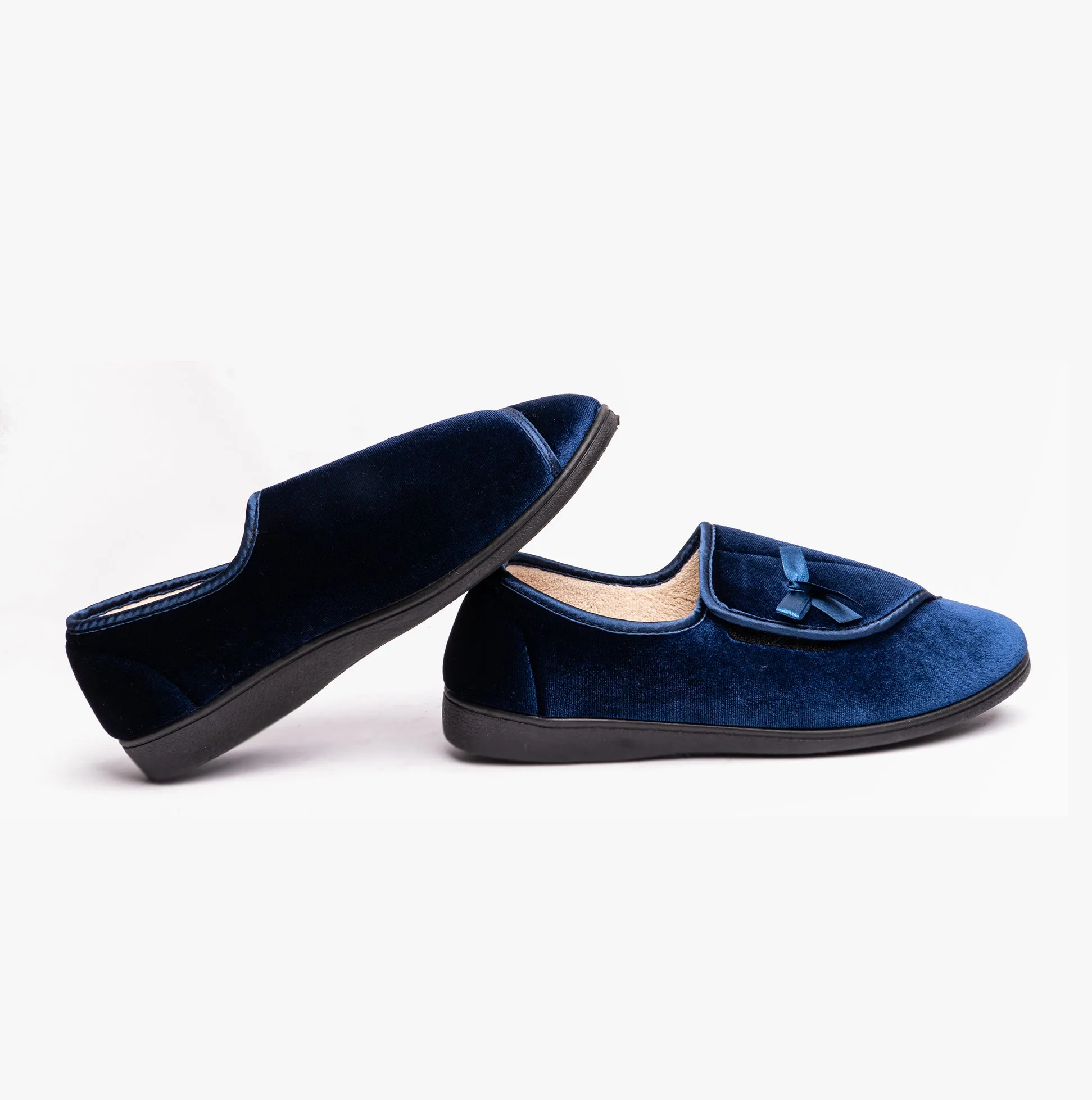 Dr Keller VIOLA Womens Full Slippers Navy sold by Shuperb product image thumbnail 4