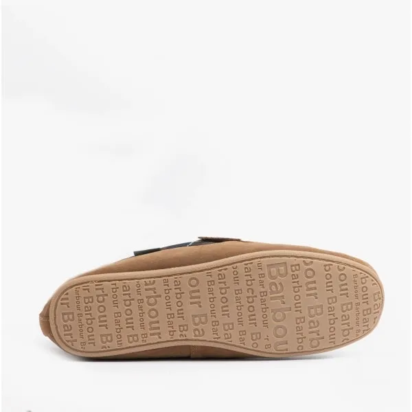 Barbour PORTERFIELD Mens Suede Loafer Slippers Dark Sand sold by Shuperb product image thumbnail 3