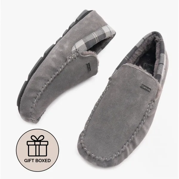 MONTY Mens Slippers Dark Grey sold by Shuperb product image thumbnail 3