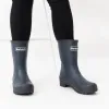 Barbour BANBURY Womens Mid-Calf Wellington Boots Navy sold by Shuperb