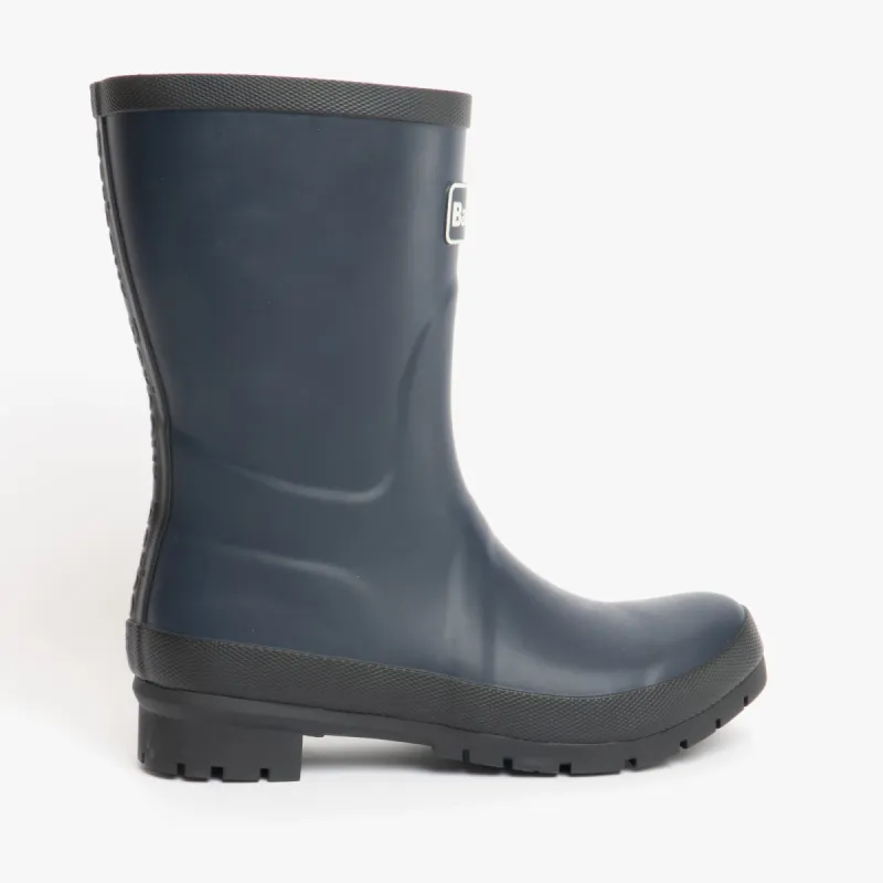 Barbour BANBURY Womens Mid-Calf Wellington Boots Navy sold by Shuperb
