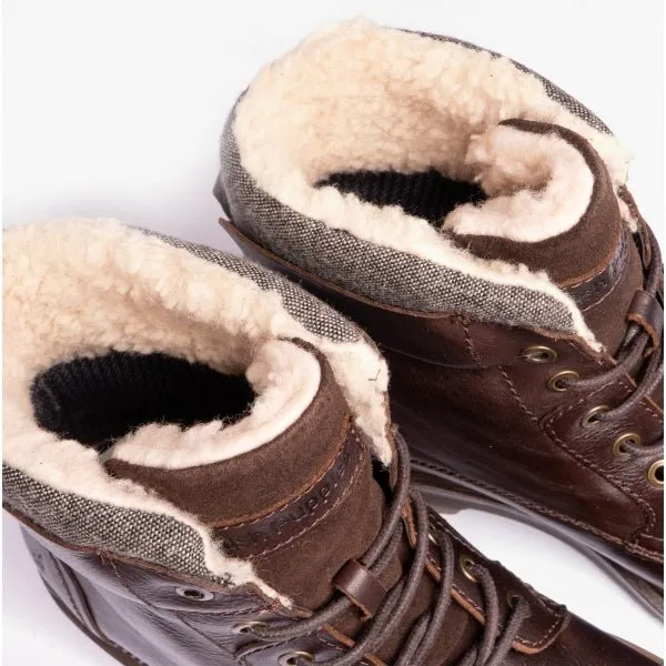 Hush Puppies PATRICK Mens Leather Ankle Boots Brown sold by Shuperb product image thumbnail 5