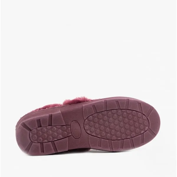 Dr Keller AVON Womens Full Slippers Burgundy sold by Shuperb product image thumbnail 3