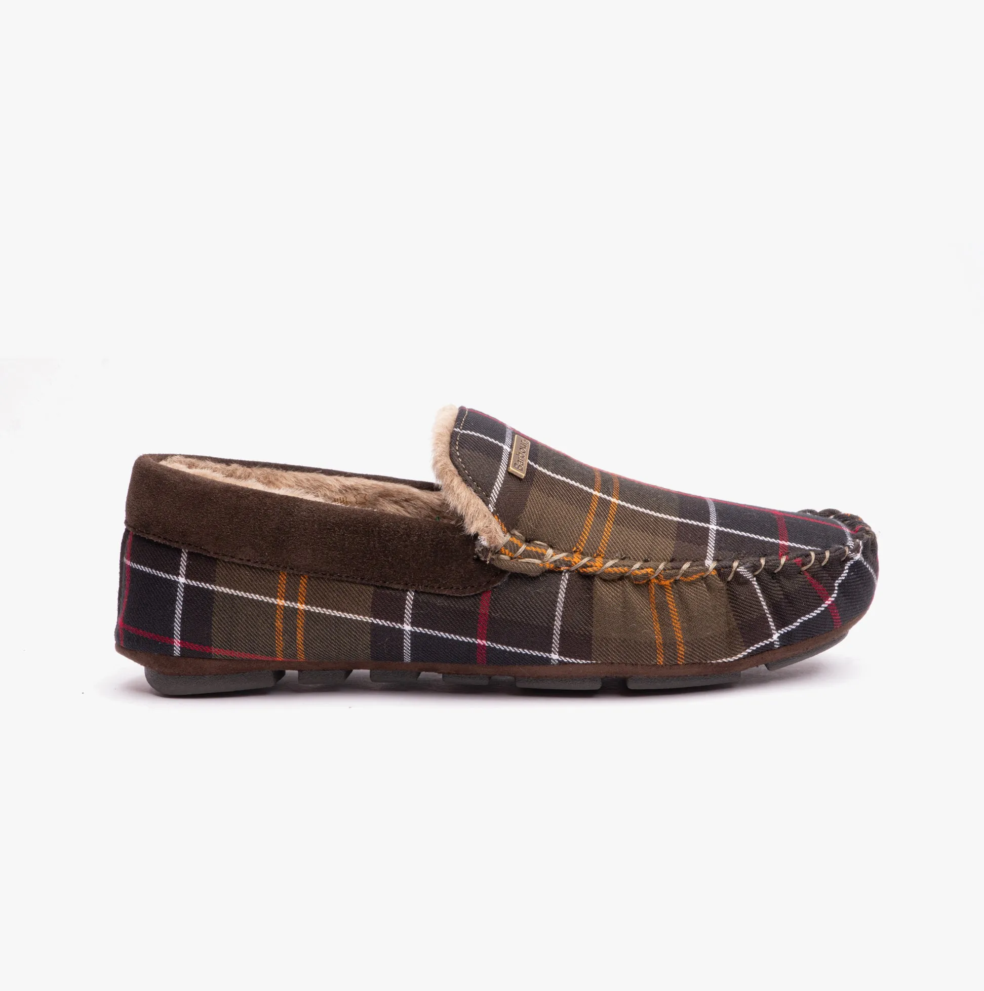 Barbour MONTY Mens Slippers Recycled Classic Tartan sold by Shuperb