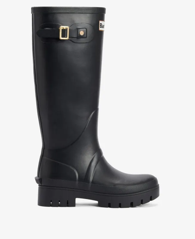 Barbour SNOWDON Womens Tall Wellies Black sold by Shuperb