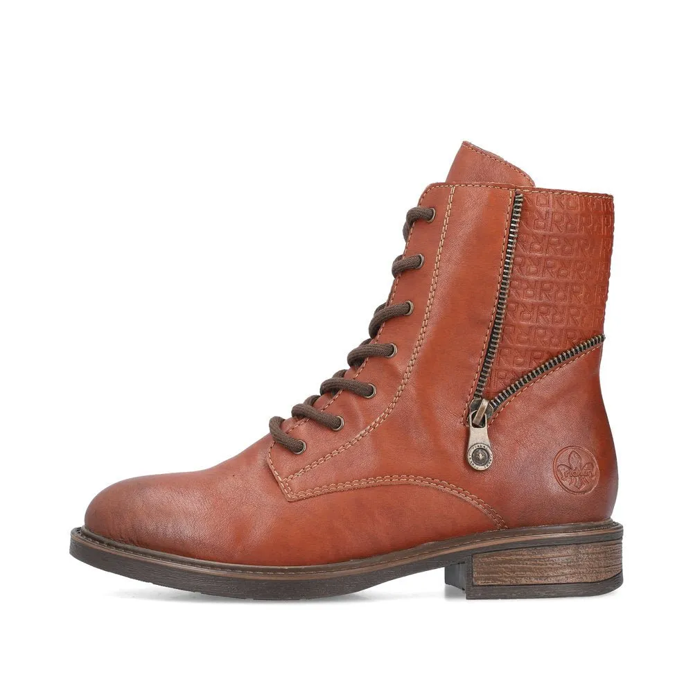 Rieker 71450-24 Womens Boots Brown sold by Shuperb