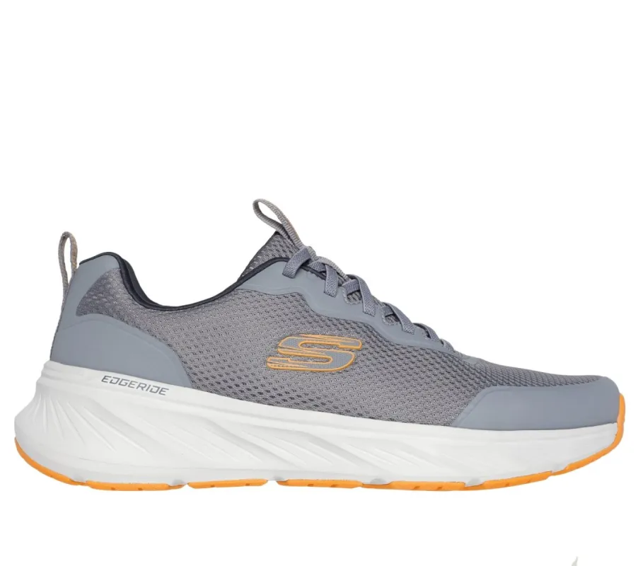 Skechers 232835/GYOR EDGERIDE - REKZE Mens Trainers Gray/Orange sold by Shuperb