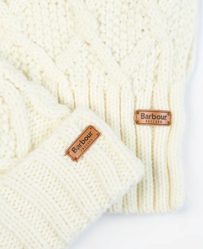 RIDLEY BEANIE & SCARF Womens Gift Set Cream sold by Shuperb