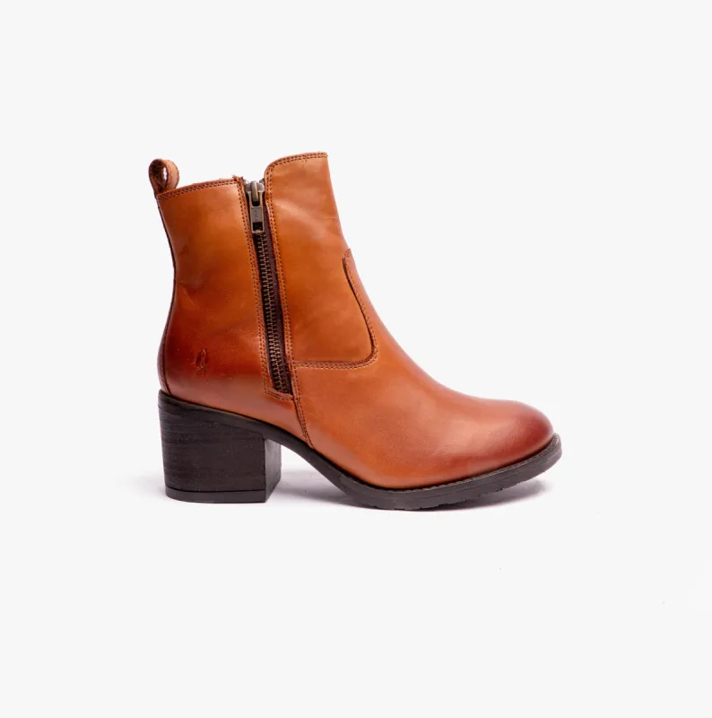 Hush Puppies HELENA Womens Ankle Boots Tan sold by Shuperb