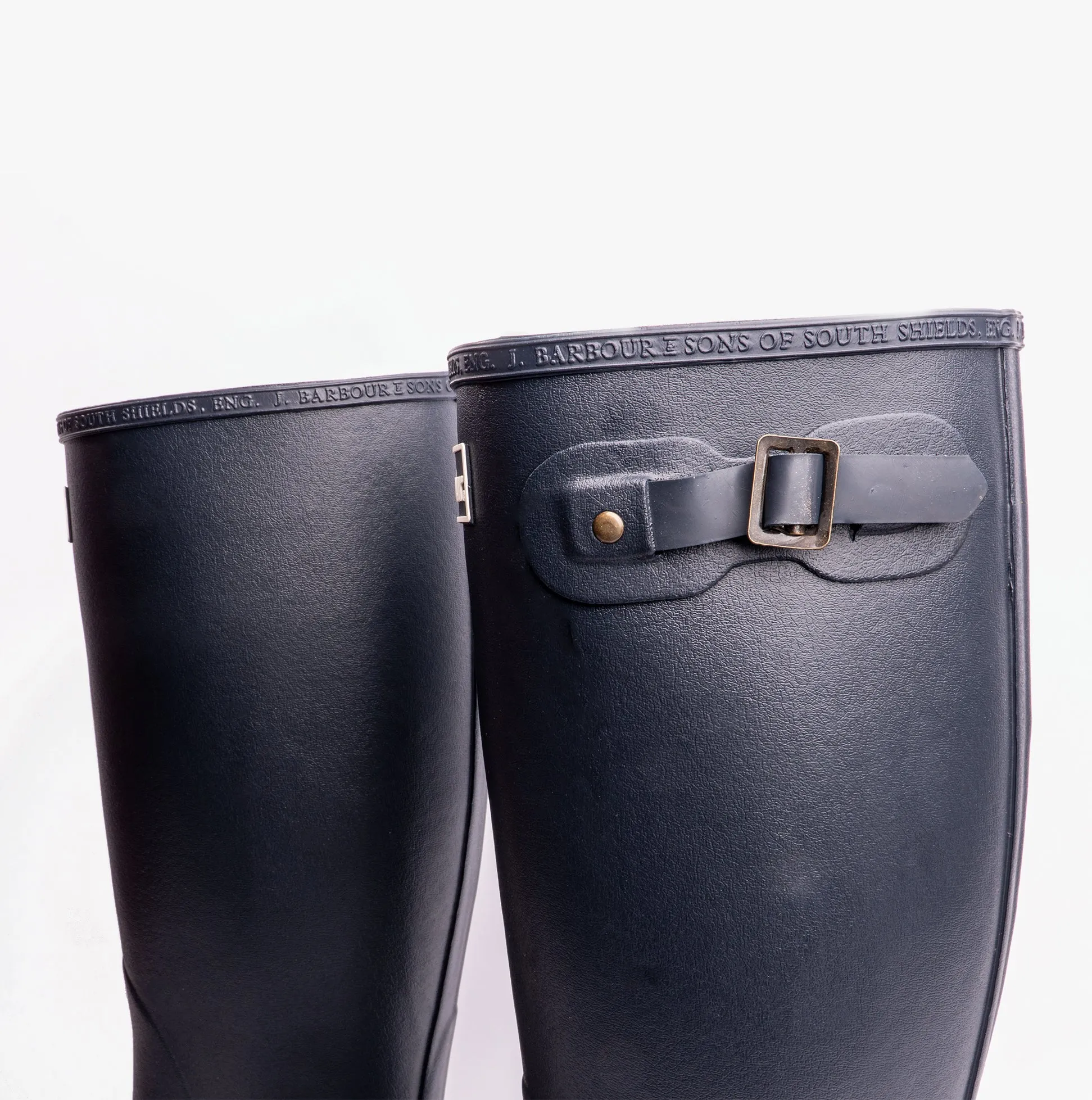 Barbour BEDE Mens Wellington Boots Navy sold by Shuperb product image thumbnail 5