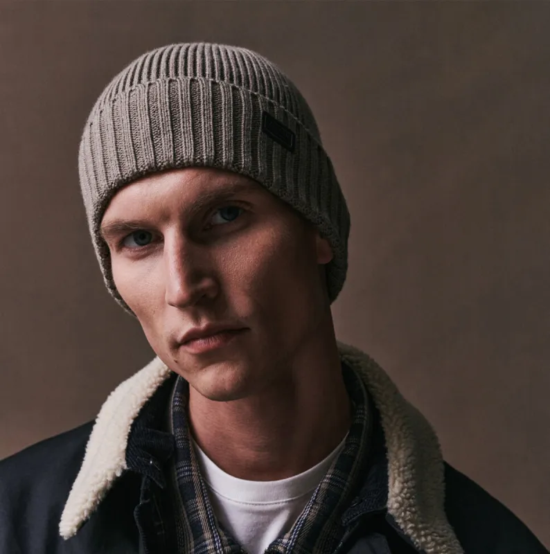 CHESTER Mens Beanie Brindle sold by Shuperb