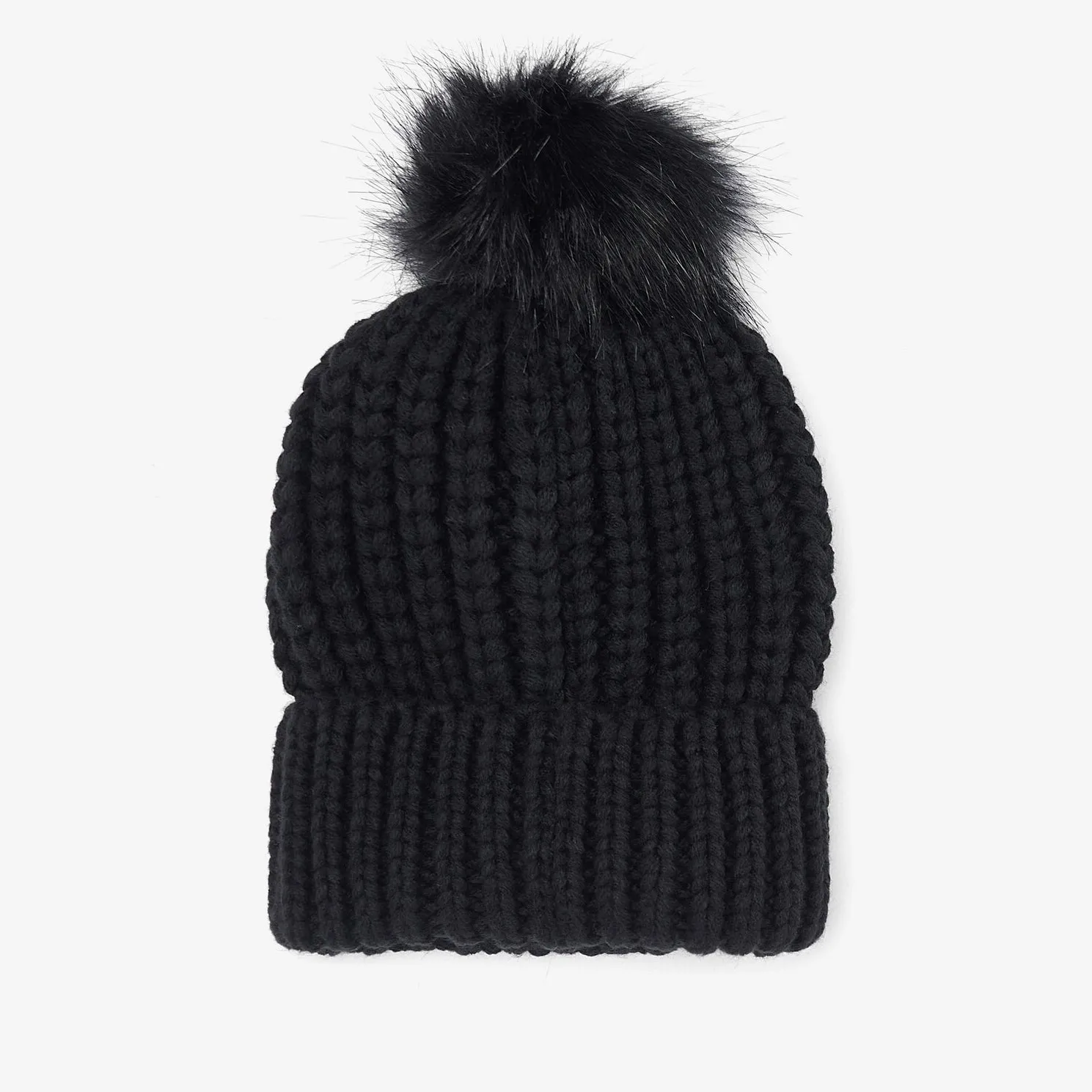 Barbour SALTBURN Womens Pom-Pom Beanie Black sold by Shuperb product image thumbnail 2