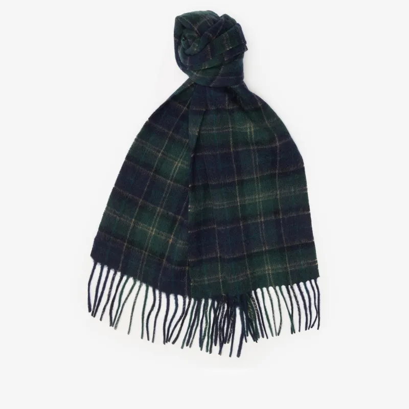 Barbour TARTAN SCARF & GLOVE Gift Set Mens Green Loch Tartan sold by Shuperb